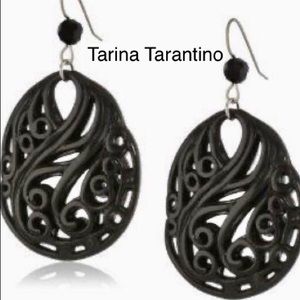 Tarina Tarantino Carved Lucite Earrings